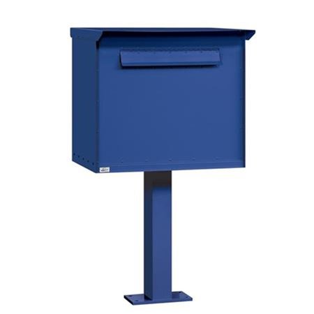 SALSBURY INDUSTRIES Salsbury 4277BLU Pedestal Drop Box In Jumbo Blue 4277BLU